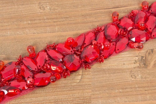 Red Jeweled Belt