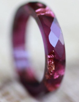 Ruby Resin Ring