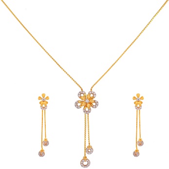 Simple Gold Jewellery Sets