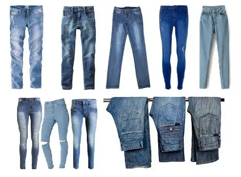 Какие есть цвета джинсов - 84 фото