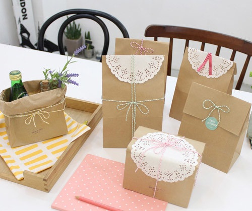 Paper Gift Bags for Wedding or Birthday