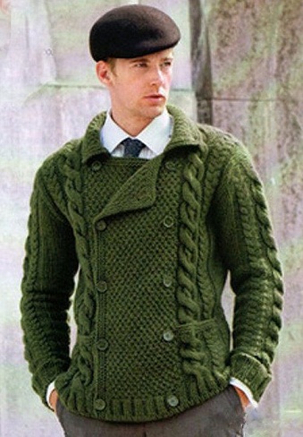 Knitted Wool Vest for Winter