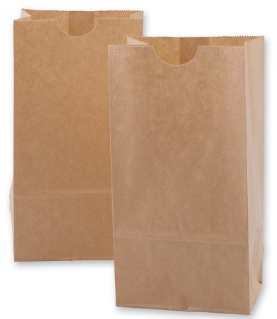 Simple Brown Kraft Paper Bags