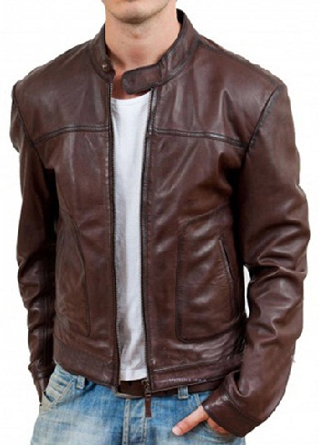 Men's Vest in Leather