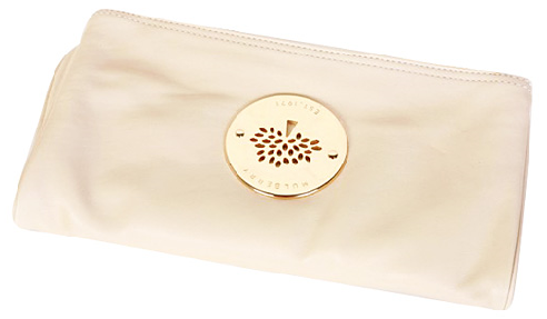 White Colored Mulberry Clutches
