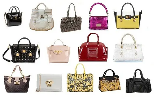 versace collection bags
