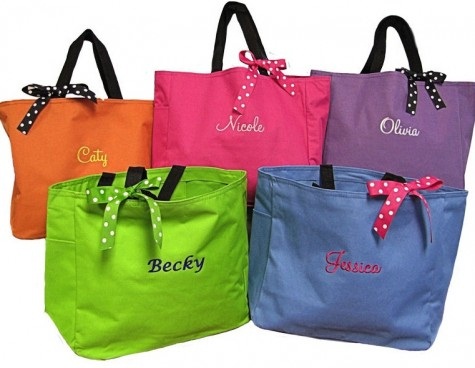 Personalized Colorful Tote Bag