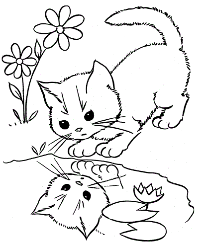 Baby Animals Coloring Page