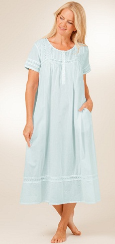 Long Cotton Nightgowns for Women