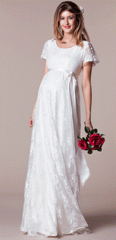 Daisy- Long Maternity Gowns for Wedding