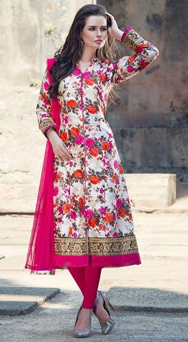 Floral Print Salwar Suit