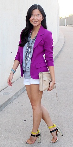 Girl’s Purple Blazer in Trend