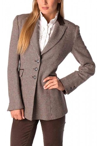 Heather Women's Tweed Blazer Jacket