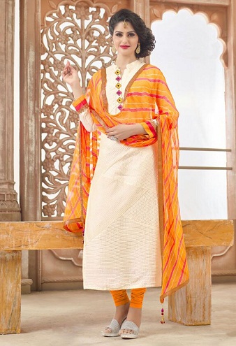 Indian Bandhej Salwar Suit