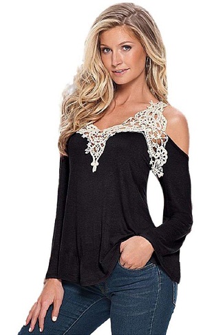 Lace Tee Tops