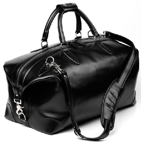Leather Duffle Bag for Outing