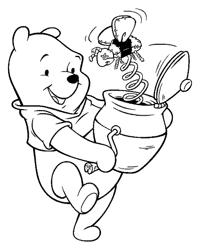 Pooh Bear and Honey