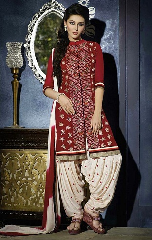 Chiffon Ladies Patiala Suit, Technics : Attractive Pattern, Handloom,  Pattern : Embroidered, Printed at Rs 500 / Piece in Surat