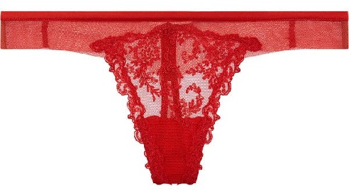 Red T shape Panty