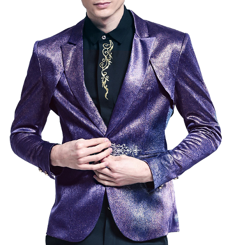 Shimmering Purple Blazer