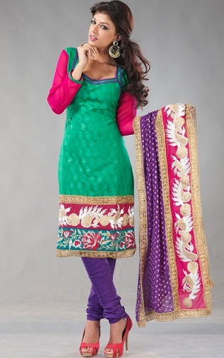 Stylish Churidar Pattern Designer Salwar Suits