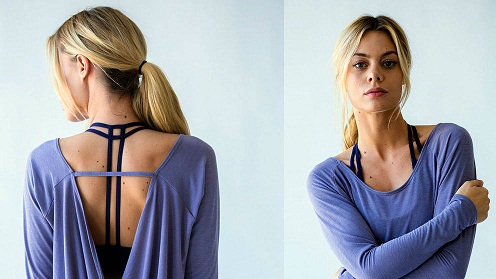 The Light Blue Backless Top