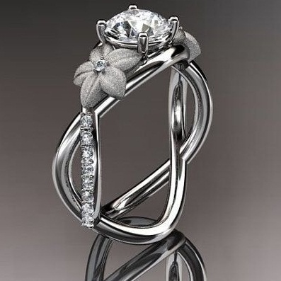 Designer 1 Carat Diamond Ring for Engagement