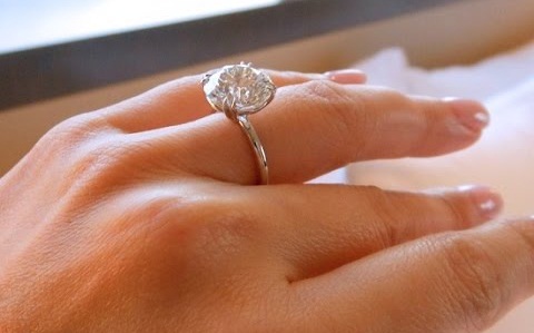 5 Karat Princess Cut Diamond Ring
