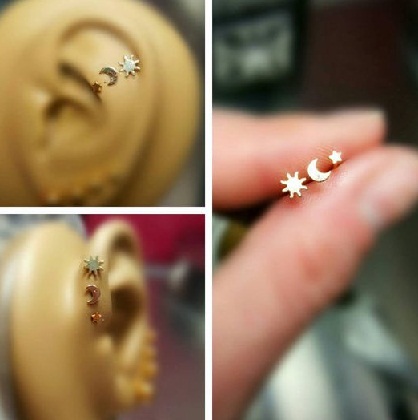 Buy Silver-Toned Nose Pins for Girls by Abhooshan Online | Ajio.com