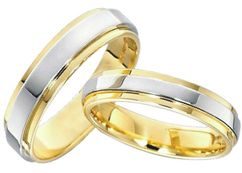 Classic Couple Ring Set in Gold