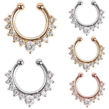 Clip On Nose Ring Hoops