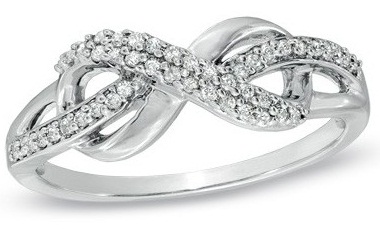 Girls Infinity Engagement Ring