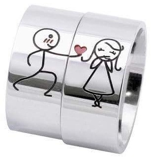 Quirky Style Rings for Couples