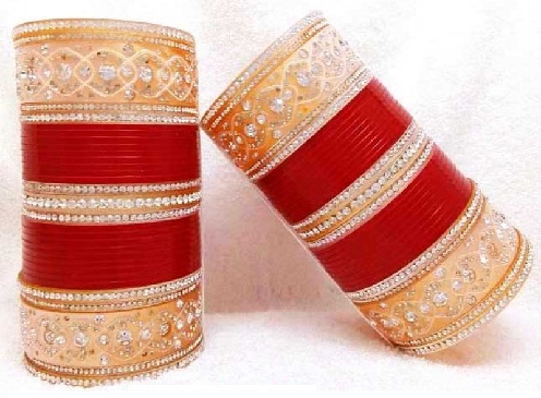 Traditional Red Bridal Bangles