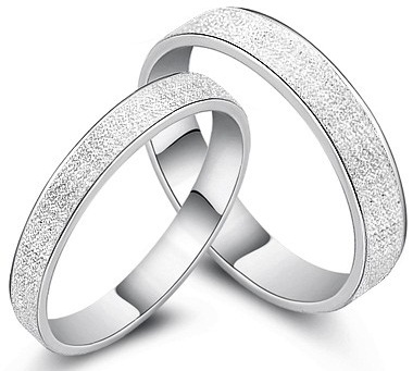 Silver Couple Rings