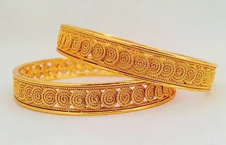40 gram gold bangles designs