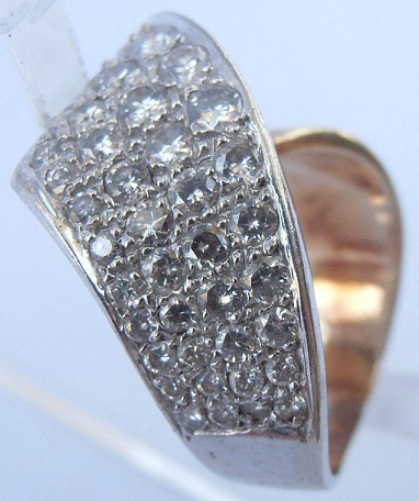 Twisted Designer Diamond Ring