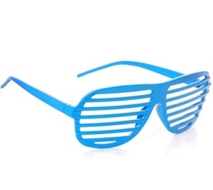 Blue Sunglasses with Shutters