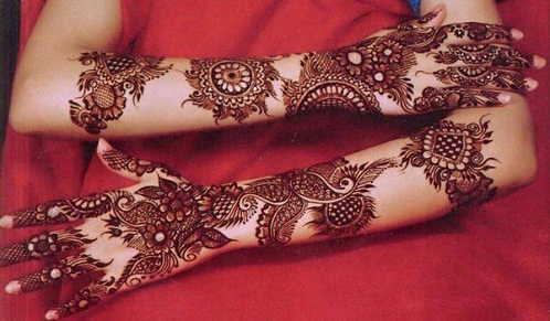 Bridal Bengali Mehndi Designs
