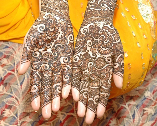 Full Hand Bengali Mehndi Design