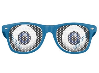 Funny Blue Sun glasses for Kids: