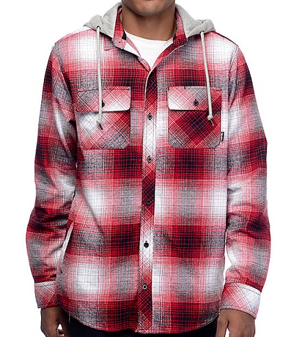 Hooded Mens Flannel Shirts