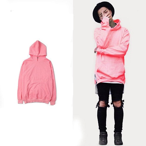 Hoodie Style Men’s Pink Sweatshirt