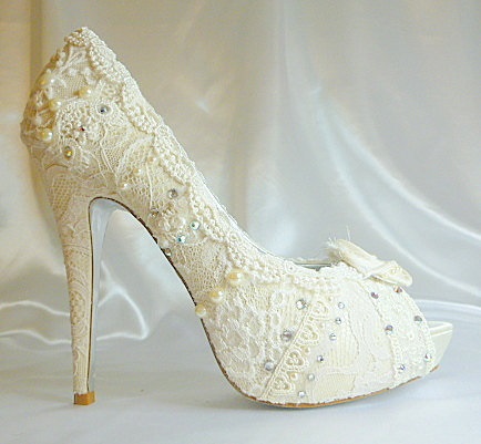 Ivory Bridal shoes