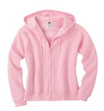 Jacket-style pinkWomen’s sweatshirt