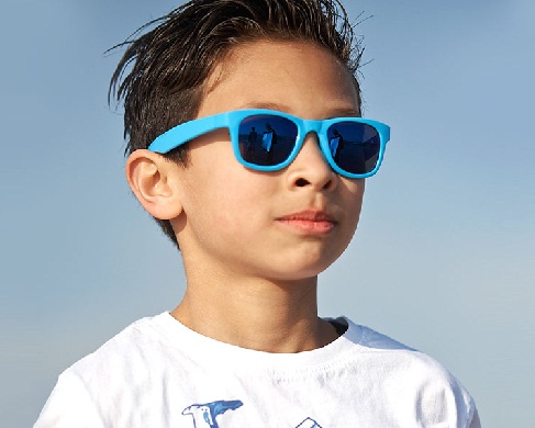 Kid’s Friendly Blue Sunglasses