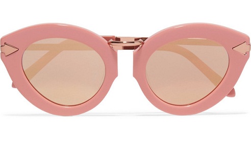 Pink Cat Eye Sunglasses: