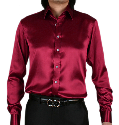 Single Color Silk Shirt