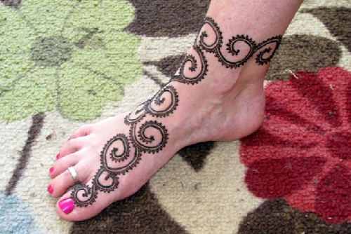 Spiral Design for Feet