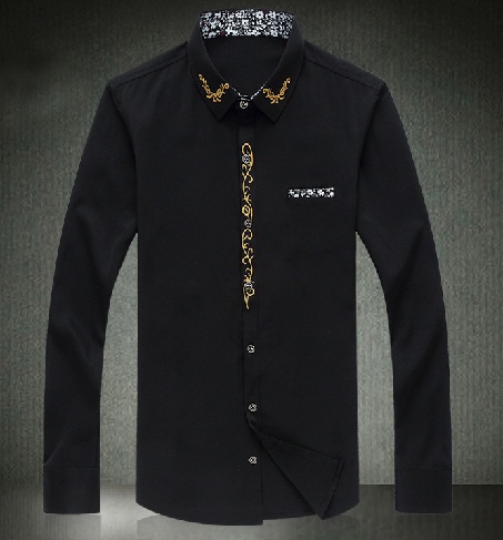 Style Embroidered Men’s Party Shirt